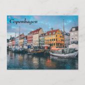Kopenhagen Dänemark Postkarte (Vorderseite)