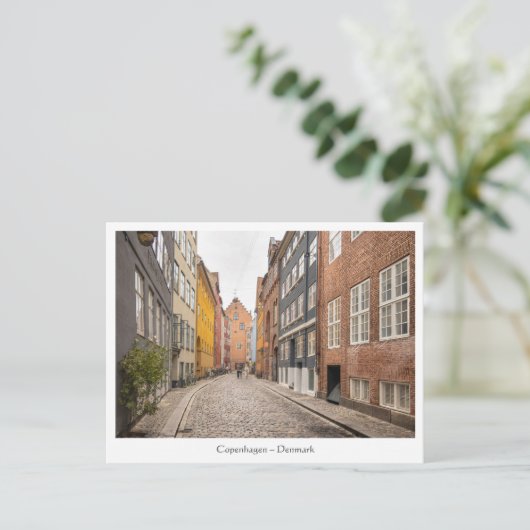 Kopenhagen Dänemark Postkarte (Stehend Vorderseite)