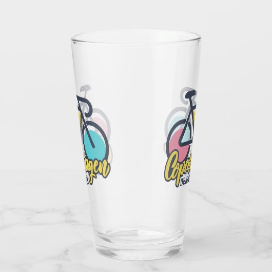 Kopenhagen Dänemark Radfahren Glas (Rechts)