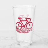 Kopenhagen Dänemark Radfahren Glas (Rückseite)
