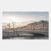 Kopenhagen Dänemark Rechteckiger Aufkleber (Vorderseite)