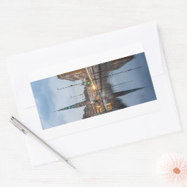 Kopenhagen Dänemark Rechteckiger Aufkleber