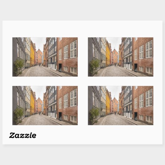 Kopenhagen Dänemark Rechteckiger Aufkleber (Blatt)