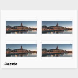 Kopenhagen Dänemark Rechteckiger Aufkleber