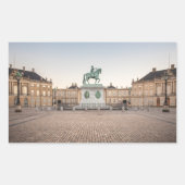 Kopenhagen Dänemark Rechteckiger Aufkleber (Vorderseite)