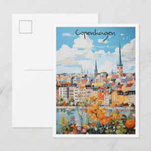 Kopenhagen Dänemark Reise Ästhetik Postkarte