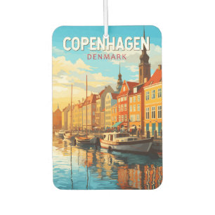Kopenhagen Dänemark Reise Kunst Vintage Autolufterfrischer
