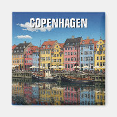 Kopenhagen Dänemark - Reise Magnet (Vorne)
