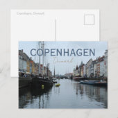 Kopenhagen Dänemark Reise Postkarte (Vorne/Hinten)