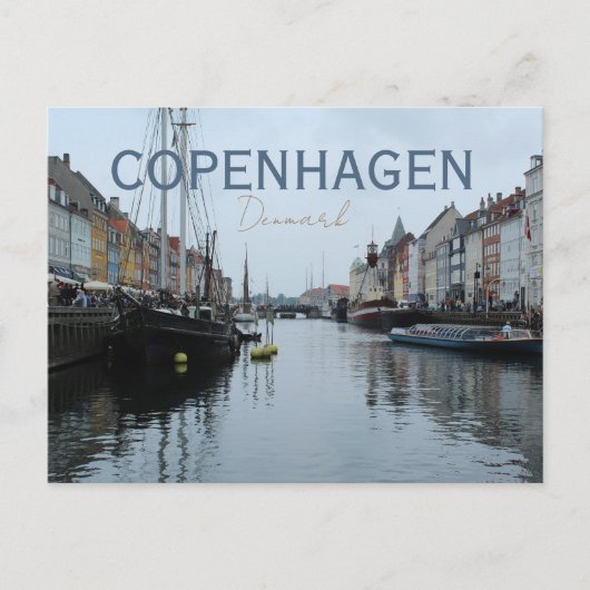 Kopenhagen Dänemark Reise Postkarte (Vorderseite)