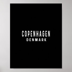 Kopenhagen Dänemark - Reise Urlaub Ferien Poster