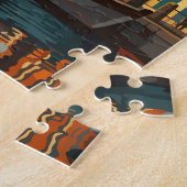 Kopenhagen Dänemark Reisekunst Vintag Puzzle (Seite)