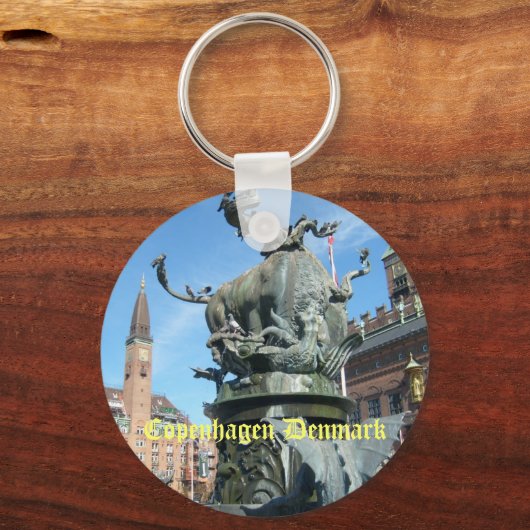 Kopenhagen, Dänemark Schlüsselanhänger (Vorderseite)