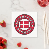 Kopenhagen Dänemark Serviette (Beispiel)