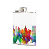 Kopenhagen Dänemark Skyline Flachmann (Links)