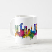 Kopenhagen Dänemark Skyline Kaffeetasse (Vorderseite Links)