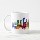 Kopenhagen Dänemark Skyline Kaffeetasse (Links)