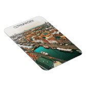 Kopenhagen - Dänemark Stadt Magnet (Rechte Seite)