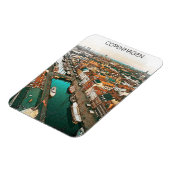 Kopenhagen - Dänemark Stadt Magnet (Linke Seite)