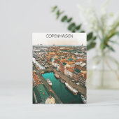 Kopenhagen - Dänemark Stadt Postkarte (Stehend Vorderseite)