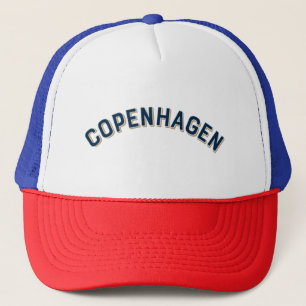 Kopenhagen, Dänemark Vintag Arch Truckerkappe