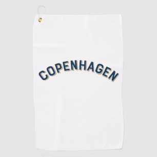 Kopenhagen, Dänemark Vintage Arch Golfhandtuch