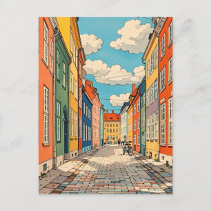 Kopenhagen Dänemark vintage  Postkarte