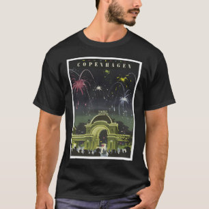Kopenhagen Dänemark Vintage Reise   T-Shirt