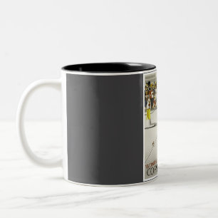 Kopenhagen Dänemark Vintage Travel Zweifarbige Tasse