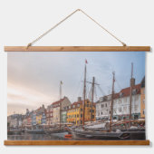 Kopenhagen Dänemark Wandteppich Mit Holzrahmen (Vorne)