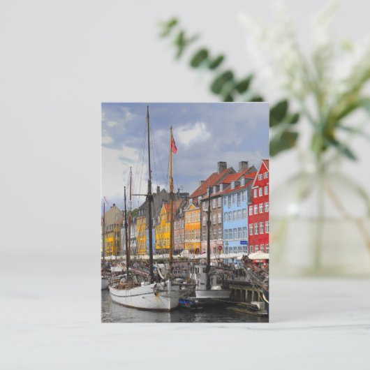 Kopenhagen-Farbpostkarte Postkarte (Stehend Vorderseite)