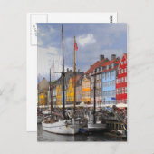 Kopenhagen-Farbpostkarte Postkarte (Vorne/Hinten)