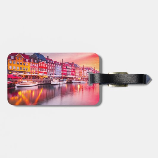 Kopenhagen Gepäckanhänger (Rückseite horizontal)