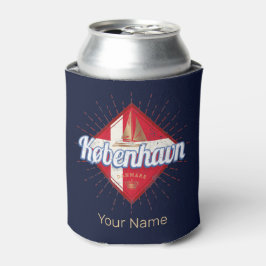 Kopenhagen Hauptstadt Dänemark Retro Segelschiff Dosenkühler