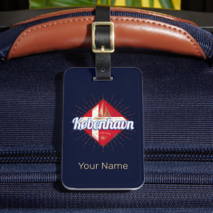 Kopenhagen Hauptstadt Dänemark Retro Segelschiff Gepäckanhänger