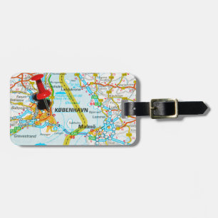 Kopenhagen, København in Dänemark Gepäckanhänger