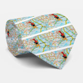 Kopenhagen, København in Dänemark Krawatte (Gerollt)