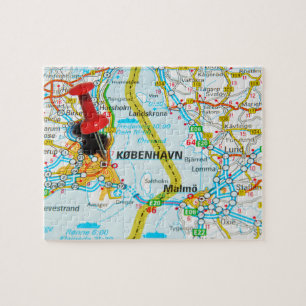 Kopenhagen, København in Dänemark Puzzle