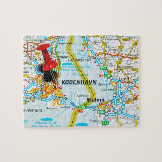 Kopenhagen, København in Dänemark Puzzle (Horizontal)