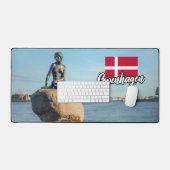 Kopenhagen Mermaid Schreibtischunterlage (Tastatur & Maus)
