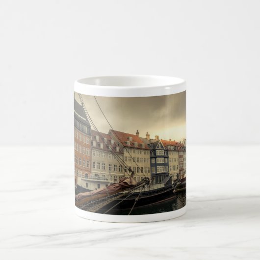 Kopenhagen Nyhavn Kaffeetasse (Mittel)