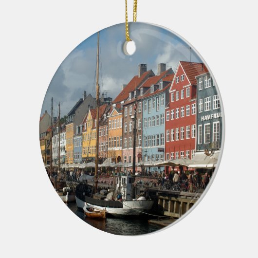 Kopenhagen Nyhavn Keramik Ornament (Links)