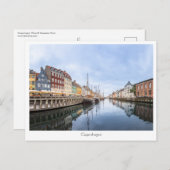 Kopenhagen Nyhavn Postkarte (Vorne/Hinten)