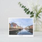 Kopenhagen Nyhavn Postkarte (Stehend Vorderseite)
