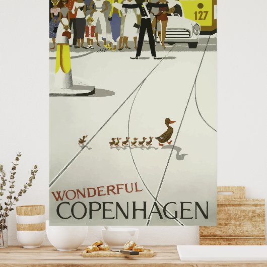 Kopenhagen Poster (Küche)