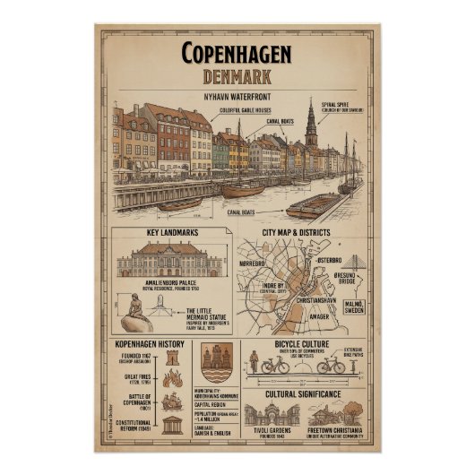 Kopenhagen poster (Vorderseite)