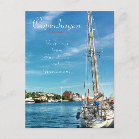 Kopenhagen Postkarte (Vorderseite)