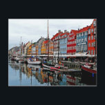 Kopenhagen Postkarte<br><div class="desc">Kopenhagen Hafen am frühen Morgen. Später am Tag kann man sehen,  warum diese Seite als "die sonnige Seite" bekannt ist!</div>