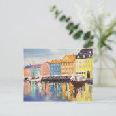 Kopenhagen Postkarte (Stehend Vorderseite)
