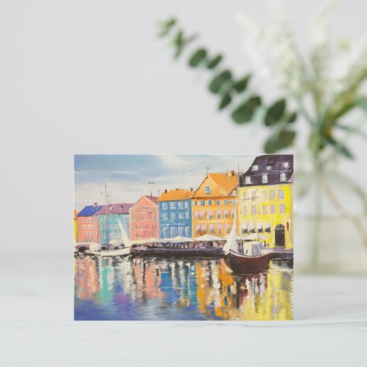 Kopenhagen Postkarte (Stehend Vorderseite)